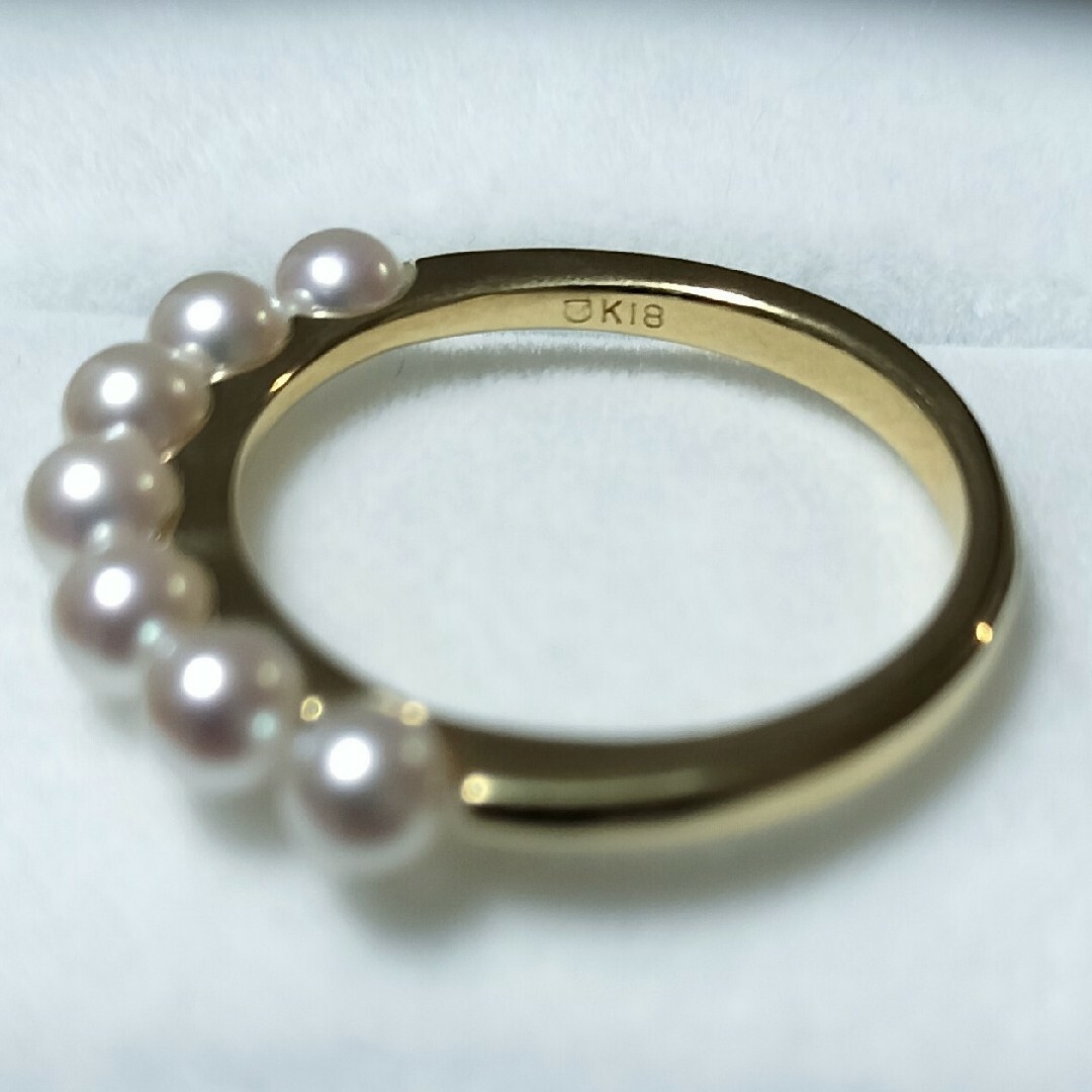 MIKIMOTO(ミキモト)のミキモト ベビーパール リング K18YG 3.5mm 2.9g レディースのアクセサリー(リング(指輪))の商品写真