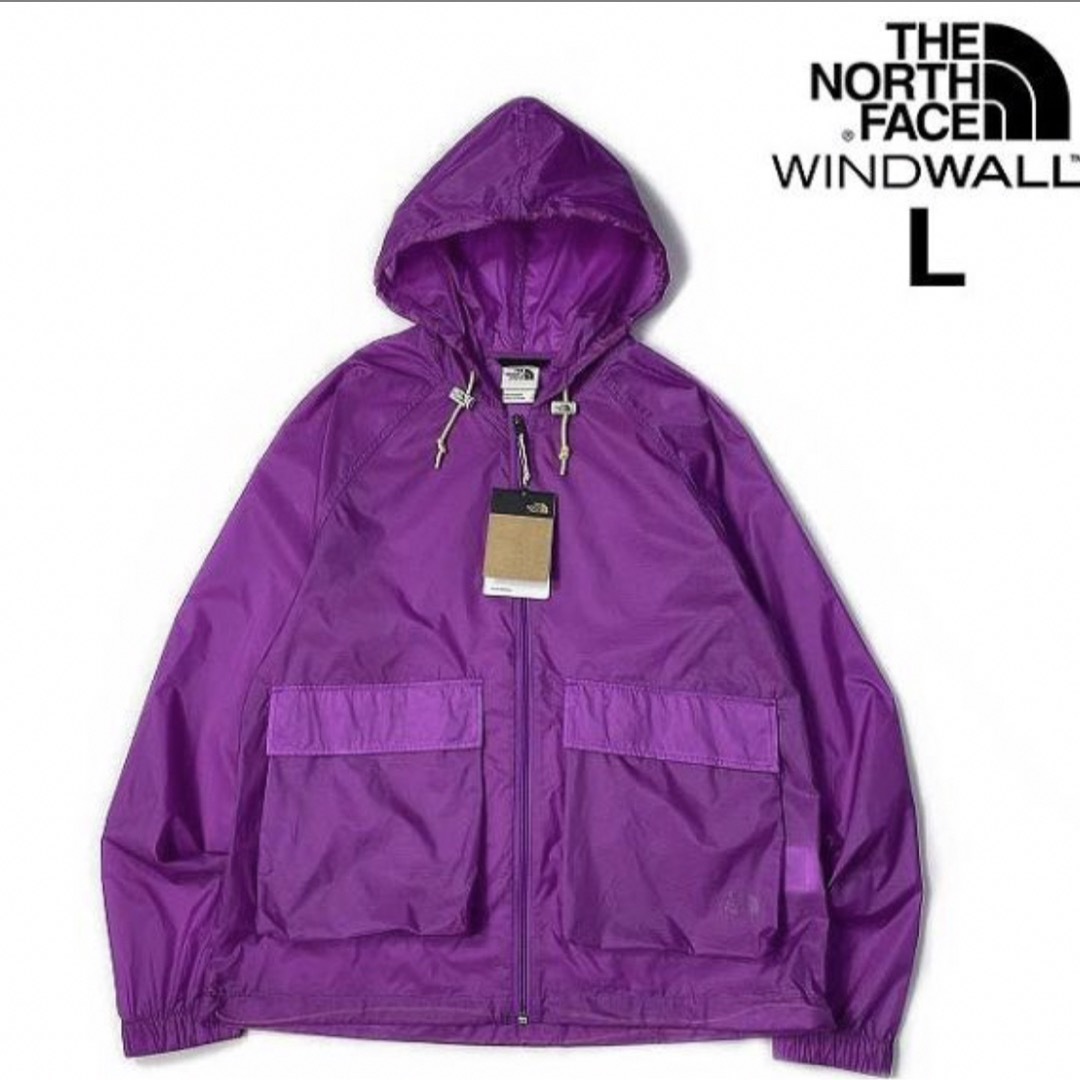 THE NORTH FACE(ザノースフェイス)のTHE NORTH FACE US限定 ウインド　ナイロン 防風 撥水(L)紫 メンズのジャケット/アウター(マウンテンパーカー)の商品写真