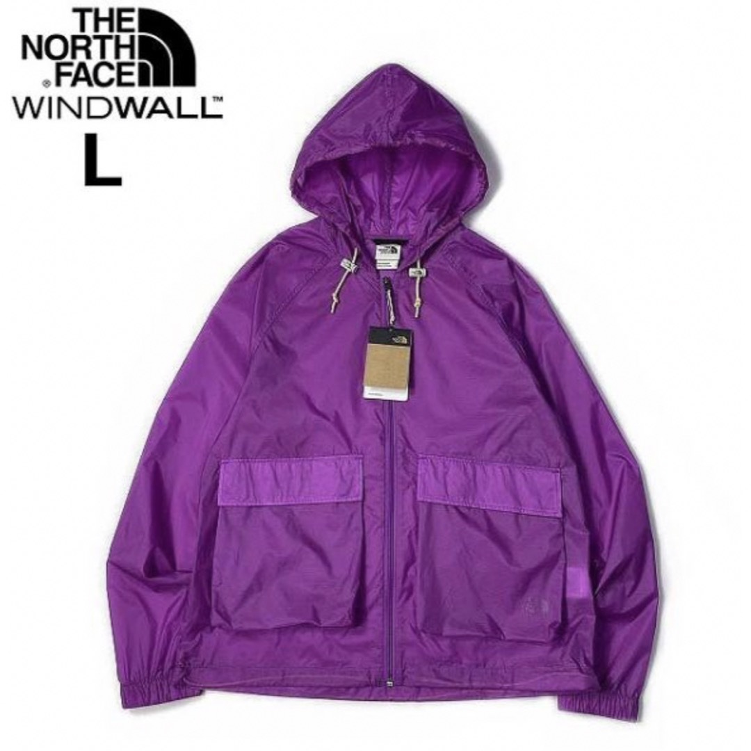 THE NORTH FACE(ザノースフェイス)のTHE NORTH FACE US限定 ウインド　ナイロン 防風 撥水(L)紫 メンズのジャケット/アウター(マウンテンパーカー)の商品写真