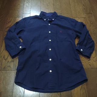 バーバリーブラックレーベル(BURBERRY BLACK LABEL)のBURBERRY black label シャンブレーシャツ　七分　M(シャツ)