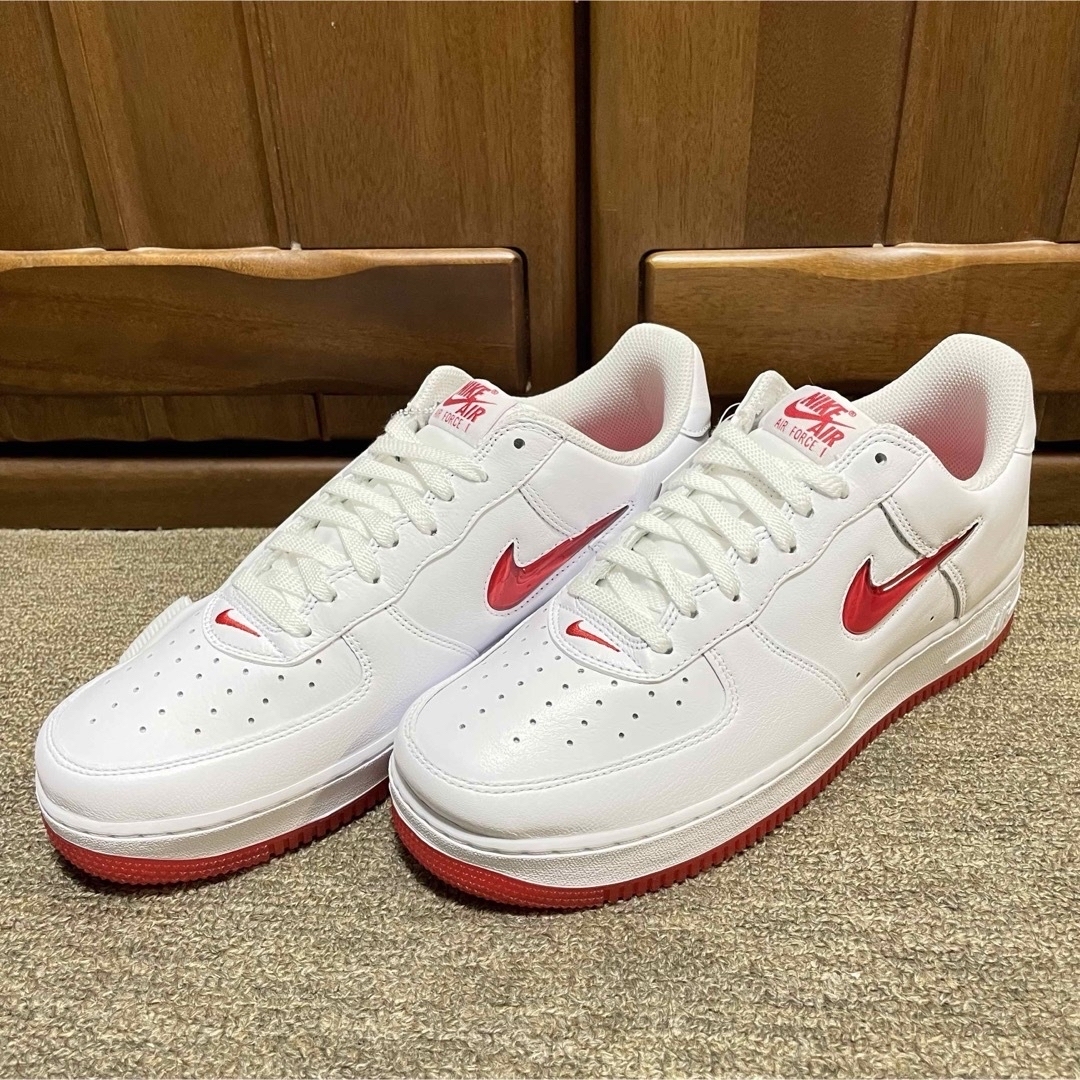 NIKE(ナイキ)のラスト１点★希少★新品★ナイキ★エアフォース1★レトロ★レッドジュエル★9.0 メンズの靴/シューズ(スニーカー)の商品写真