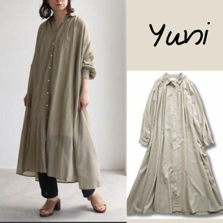 yuni - yuni ユニ ツイードジャンパースカート 裏地あり チャコールの yuni - yuni ユニ ツイードジャンパースカート 裏地あり チャコールの