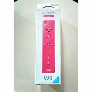 【中古リモコン美品】Nintendo RVL-A-CMP　カラー：ピンク(その他)