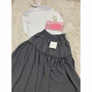 フォクシーかわいいw優しいゴムskirt新同