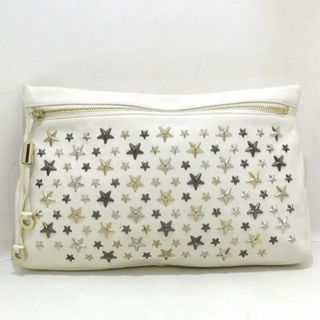 ジミーチュウ(JIMMY CHOO)のジミーチュウ クラッチバッグ ゼナ 白(クラッチバッグ)