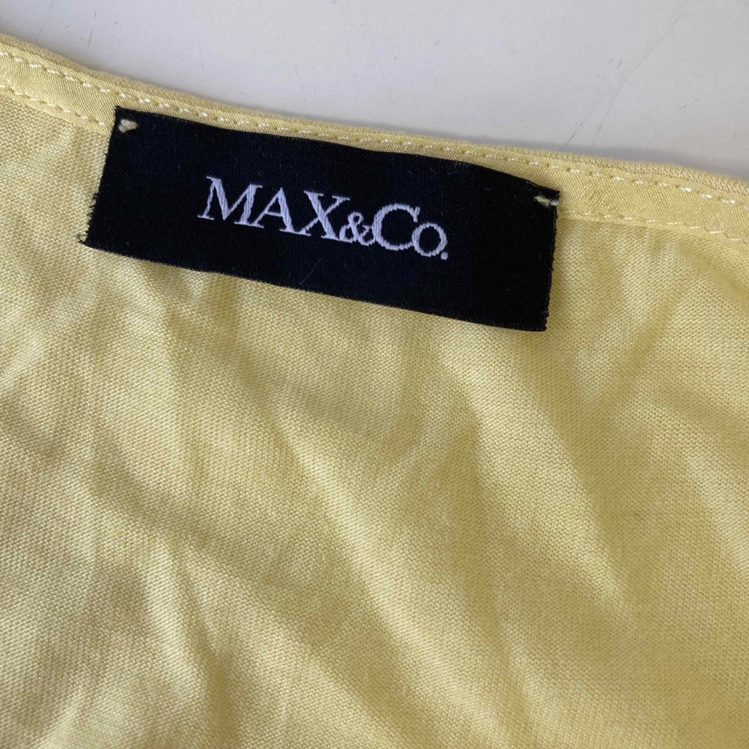 Max & Co.(マックスアンドコー)のMAX & Co. アシンメトリー タンクトップ シルク  M レディースのトップス(タンクトップ)の商品写真