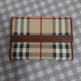 BURBERRY - BURBERRY バーバリー 2つ折り 折り畳み 財布 レディース