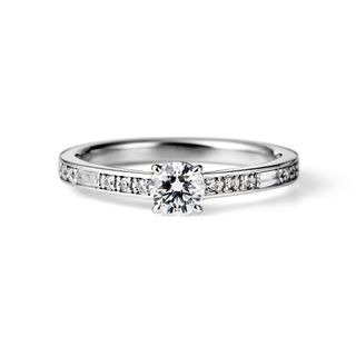 婚約指輪　プラチナ950 ダイヤ0.3ct(リング(指輪))