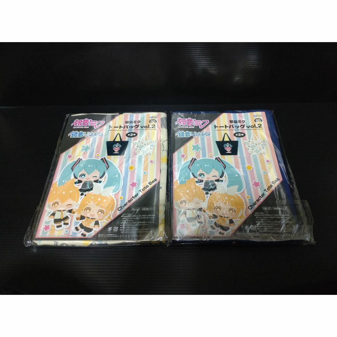 TAITO(タイトー)の【Taito】初音ミク　トートバッグvol.2 全2種セット ＋ おまけ エンタメ/ホビーのアニメグッズ(その他)の商品写真