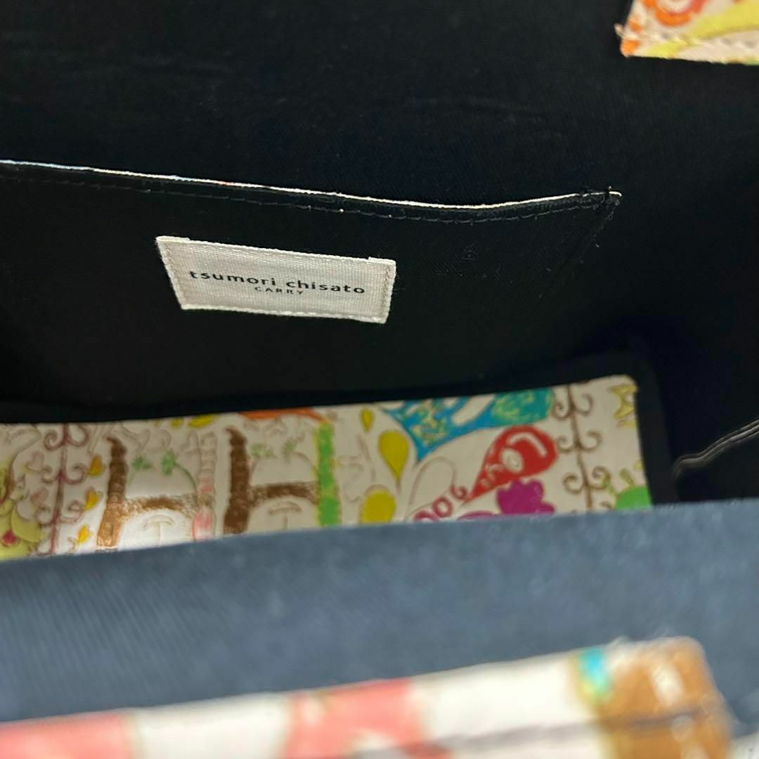 TSUMORI CHISATO(ツモリチサト)の【美品】ツモリチサト　カットオフツールバッグ　ハッピースタッフ　ベージュ レディースのバッグ(トートバッグ)の商品写真