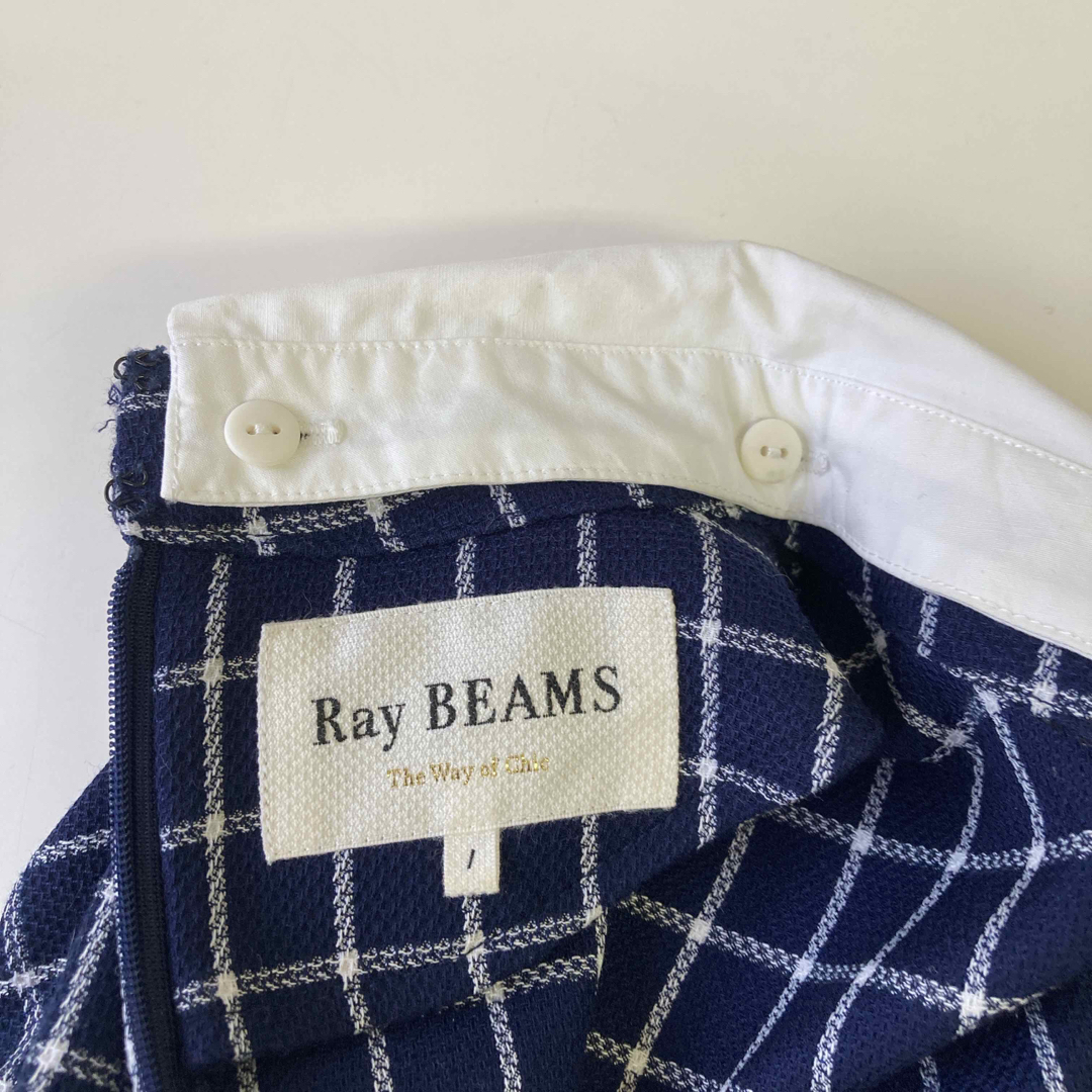 Ray BEAMS(レイビームス)のRay BEAMS ワンピース　7分袖　1（M） レディースのワンピース(ミニワンピース)の商品写真