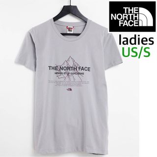 ザノースフェイス(THE NORTH FACE)の【海外限定】TNF　Tシャツ レディース グレー　US/S　日本サイズM(Tシャツ(半袖/袖なし))