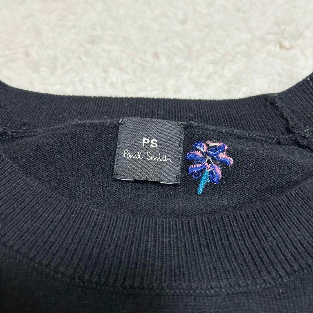 Paul Smith(ポールスミス)の【美品】ポールスミス　ニット　花柄　Mサイズ　コットン レディースのトップス(ニット/セーター)の商品写真