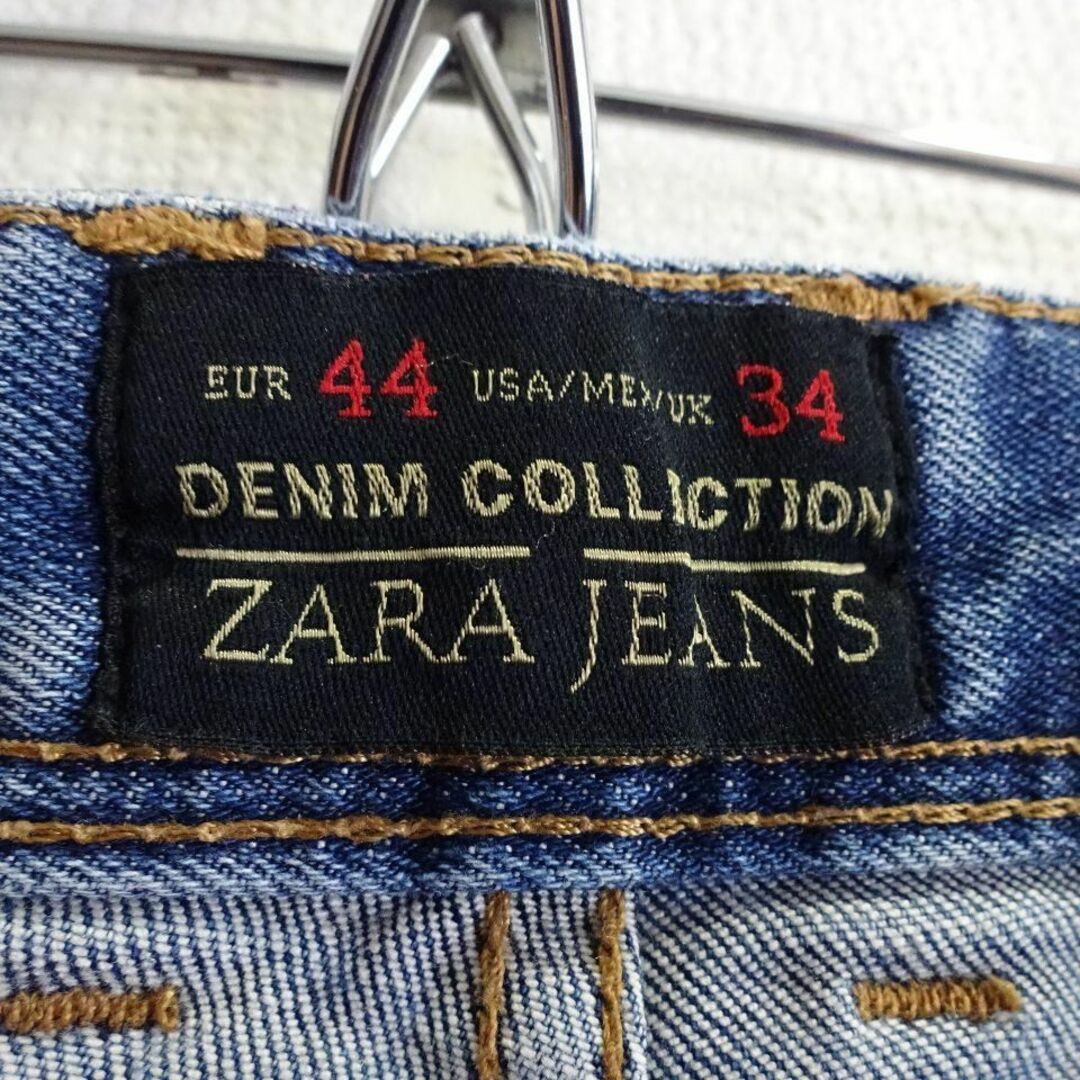 ZARA(ザラ)のZARA JEANS　スリムフィットデニム　W92cm　ストレッチ　インディゴ メンズのパンツ(デニム/ジーンズ)の商品写真