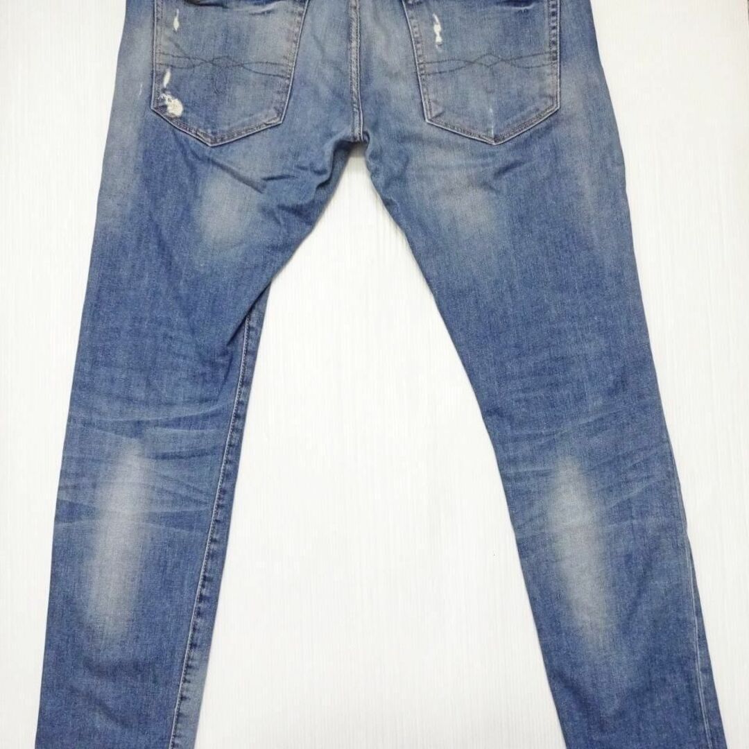 ZARA(ザラ)のZARA JEANS　スリムフィットデニム　W92cm　ストレッチ　インディゴ メンズのパンツ(デニム/ジーンズ)の商品写真