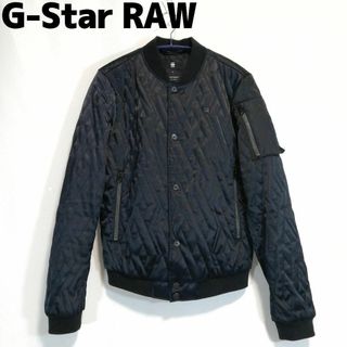 ジースター(G-STAR RAW)のG-Star RAW キルティングボンバージャケット 中綿入り ネイビー S(ブルゾン)