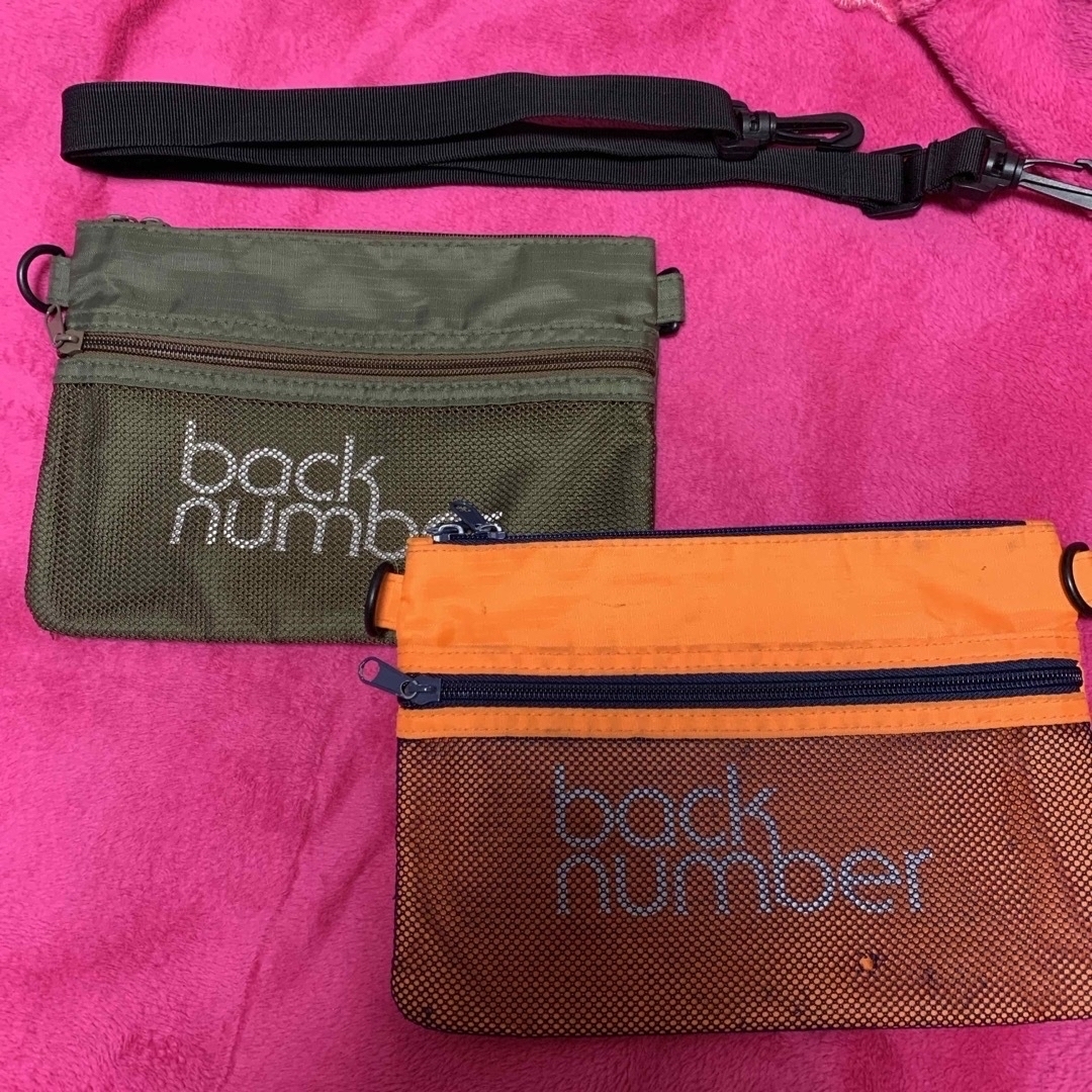 BACK NUMBER(バックナンバー)のback number サコッシュ　ダブルセット エンタメ/ホビーのタレントグッズ(ミュージシャン)の商品写真