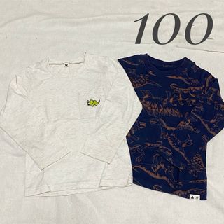 GAP - 恐竜 キッズ 長袖カットソー 100cm 春秋