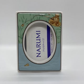 NARUMI - 未使用品 NARUMI 陶器製 テディベア フォトフレーム 写真立て 釣り