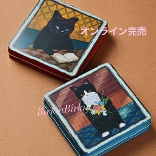 KALDI - 完売品　カルディ  レトロ猫スクエア缶    