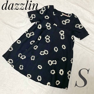 dazzlin - 【美品】dazzlin デイジー 半袖 ワンピース ブラック S