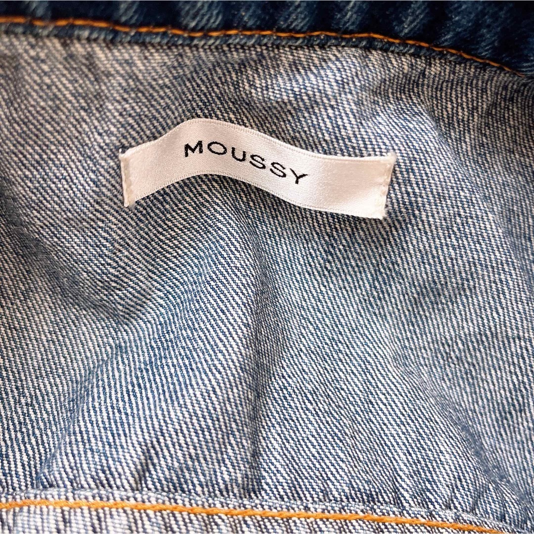 moussy(マウジー)の半袖デニムオールインワン レディースのパンツ(オールインワン)の商品写真