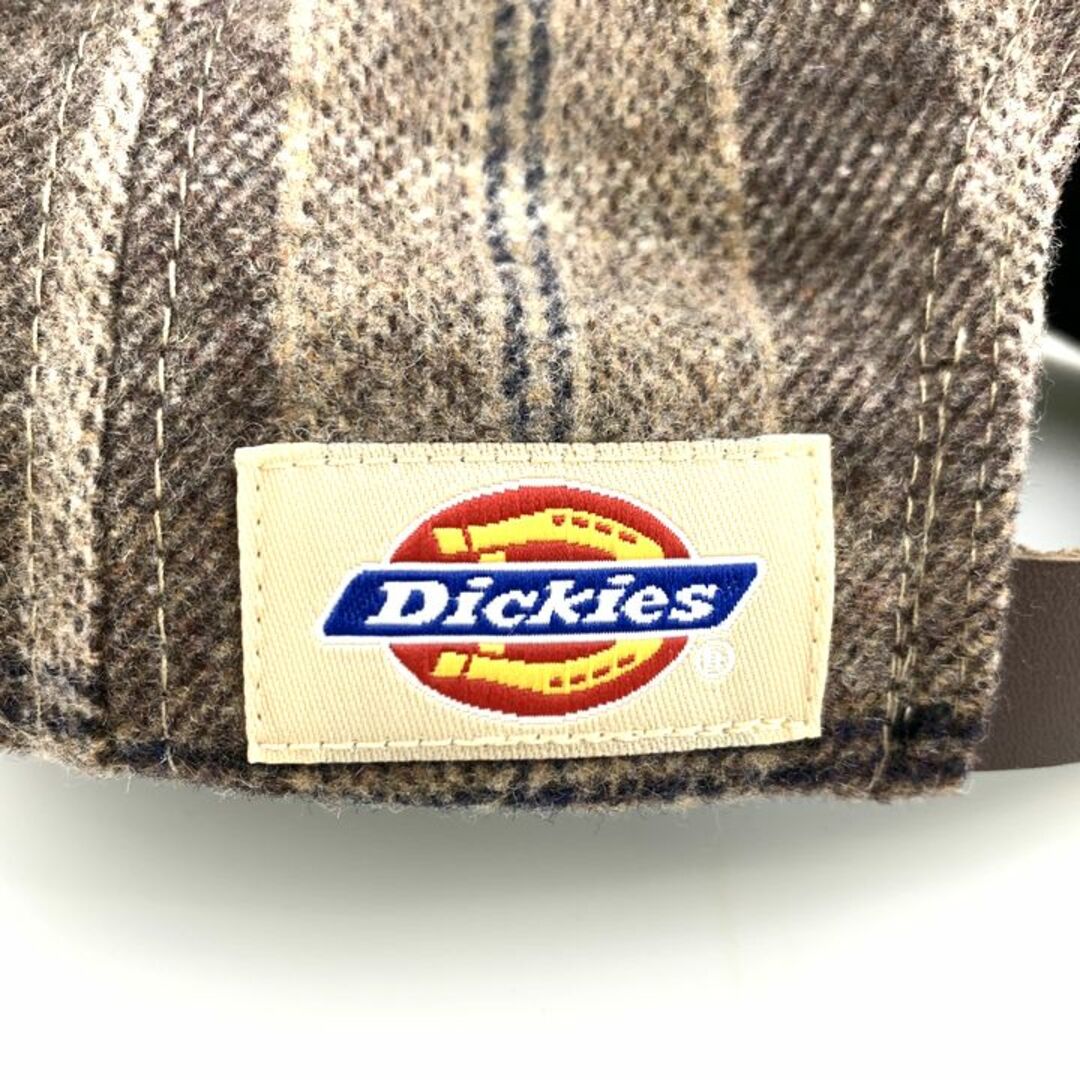 Dickies(ディッキーズ)のディッキーズ キャップ チェック柄 ウール混  ブランド 帽子 メンズ ブラウン Dickies メンズの帽子(キャップ)の商品写真