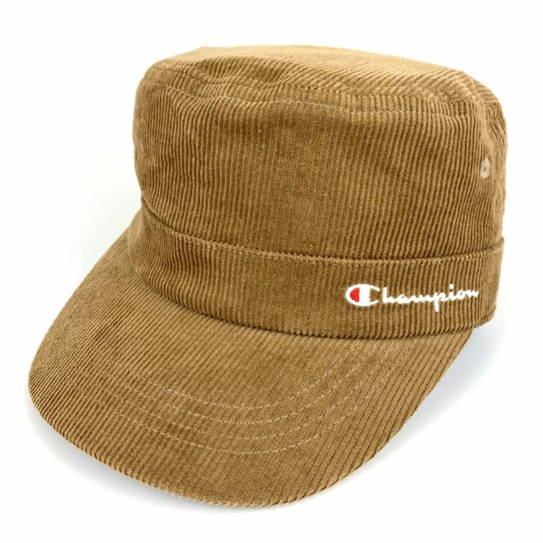 Champion(チャンピオン)のチャンピオン ワークキャップ コーデュロイ ロゴ 綿100％ ブランド 帽子 メンズ 57.5サイズ ブラウン Champion メンズの帽子(キャップ)の商品写真