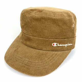 チャンピオン(Champion)のチャンピオン ワークキャップ コーデュロイ ロゴ 綿100％ ブランド 帽子 メンズ 57.5サイズ ブラウン Champion(キャップ)