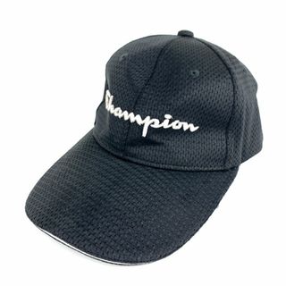 チャンピオン(Champion)のチャンピオン メッシュキャップ ロゴ スポーツウエア ストレッチ ブランド 帽子 メンズ 57-59サイズ ブラック Champion(キャップ)