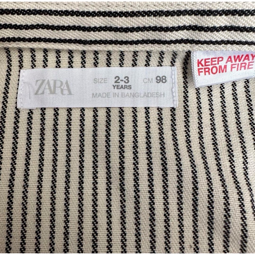 ZARA KIDS(ザラキッズ)のシャツジャケット キッズ/ベビー/マタニティのキッズ服男の子用(90cm~)(ジャケット/上着)の商品写真