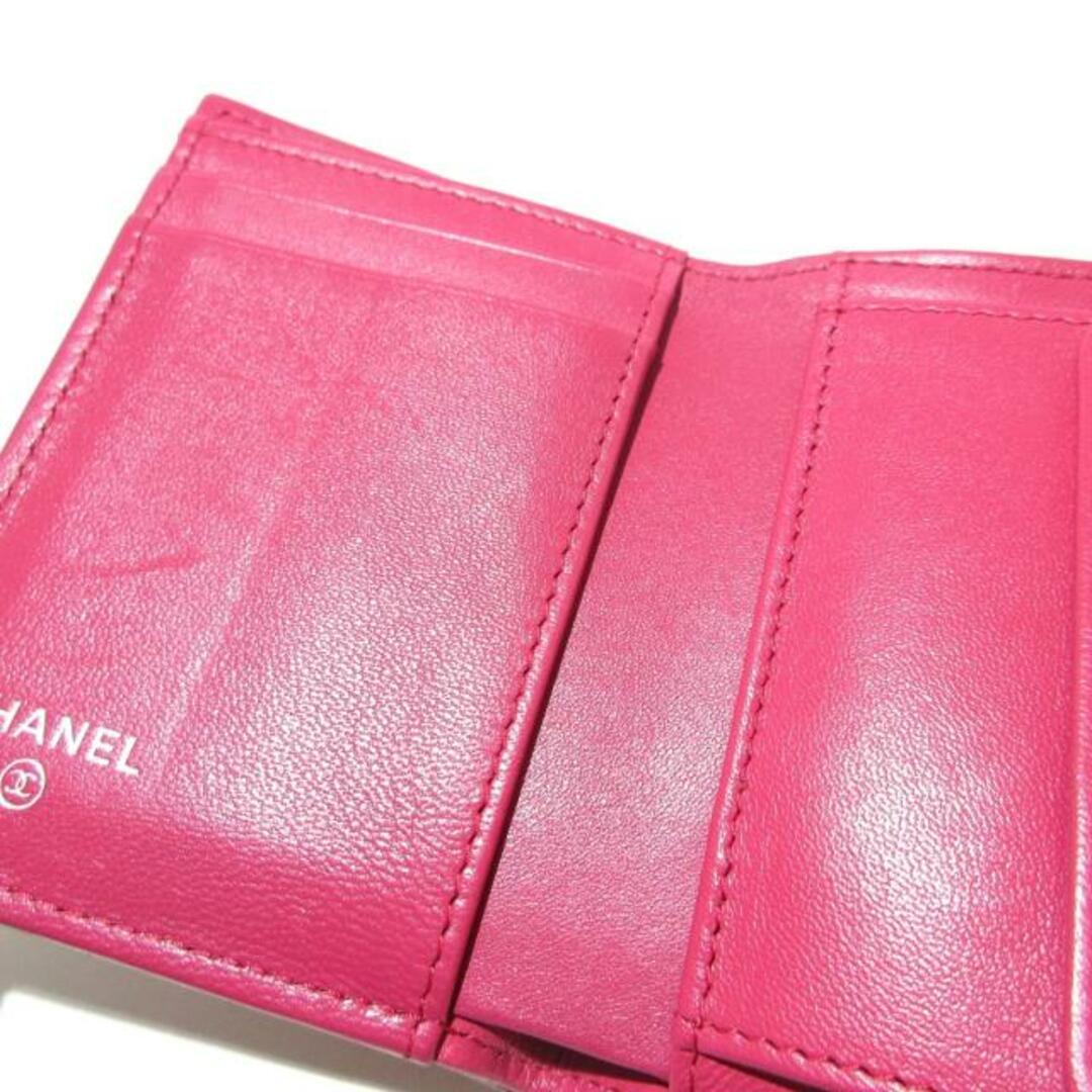 CHANEL(シャネル)のCHANEL(シャネル) 3つ折り財布美品  ピンク レディースのファッション小物(財布)の商品写真