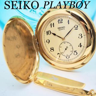 セイコー(SEIKO)の666【美品】SEIKO セイコー懐中時計　プレイボーイ　希少　コラボ　スモセコ(腕時計(アナログ))