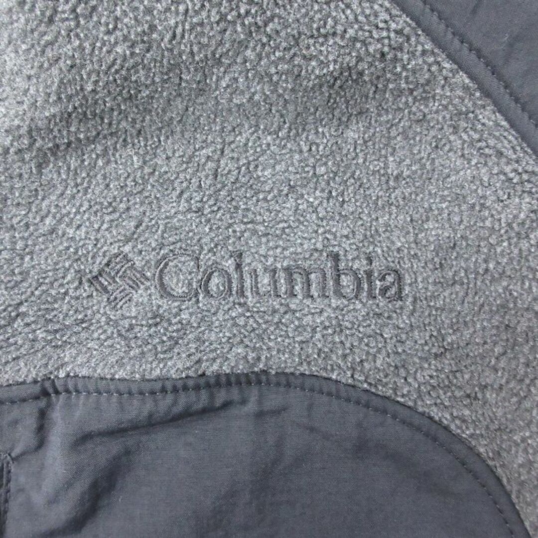 Columbia(コロンビア)のXL★古着 コロンビア COLUMBIA 長袖 フリース ジャケット メンズ 00年代 00s ワンポイントロゴ ラグラン ツートンカラー 濃グレー他 24jan23 中古 アウター メンズのジャケット/アウター(ダッフルコート)の商品写真