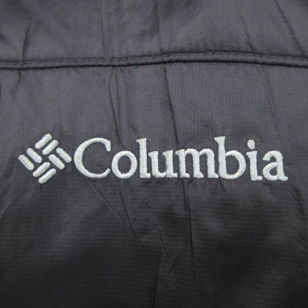 Columbia(コロンビア)のXL★古着 コロンビア COLUMBIA 長袖 ナイロン ジャケット メンズ ワンポイントロゴ オムニヒート リップストップ 大きいサイズ 黒 ブラック 24jan25 中古 アウター メンズのジャケット/アウター(ダッフルコート)の商品写真