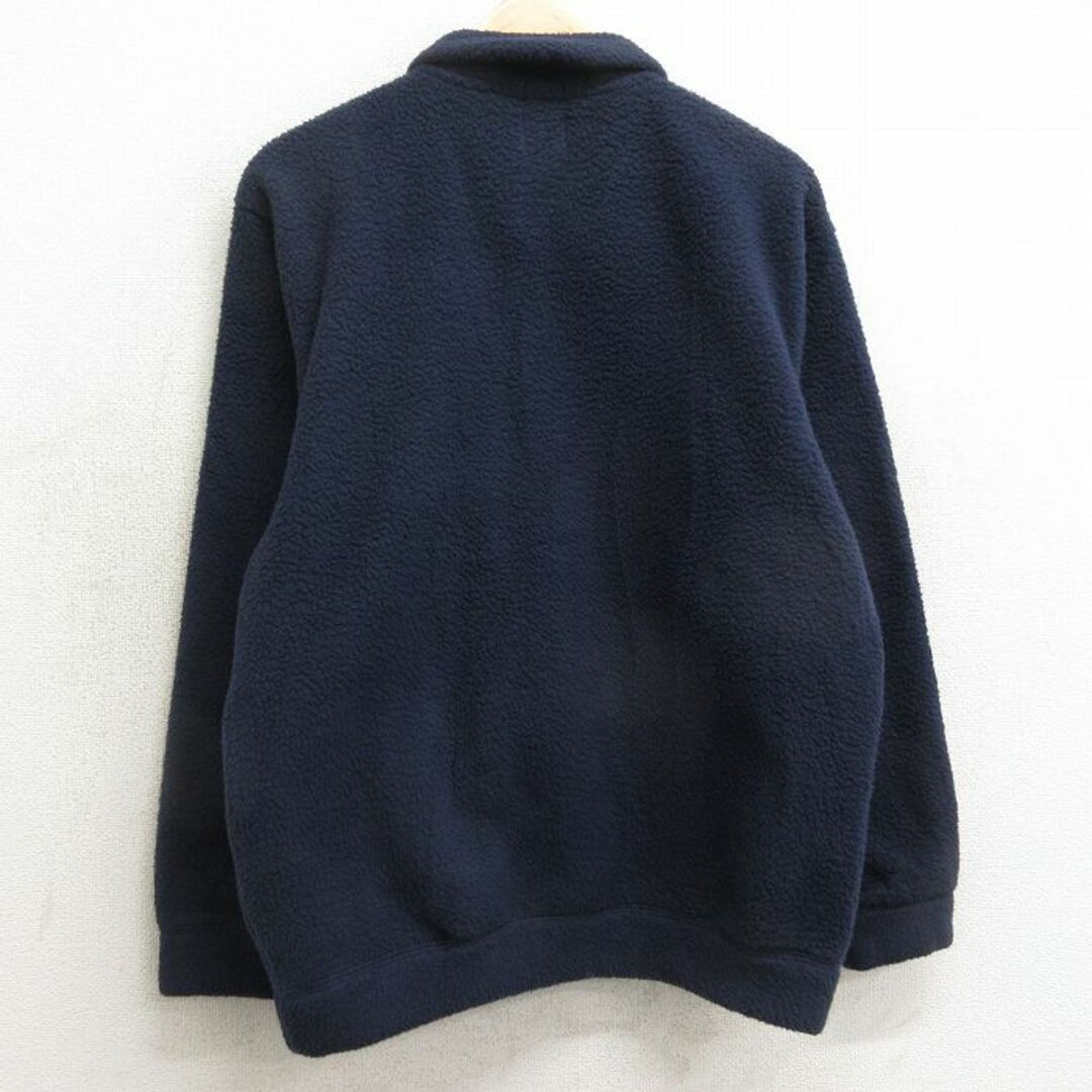 GAP(ギャップ)のL★古着 ギャップ GAP 長袖 ハーフジップ フリース ジャケット メンズ 紺 ネイビー 24jan29 中古 アウター メンズのジャケット/アウター(ダッフルコート)の商品写真