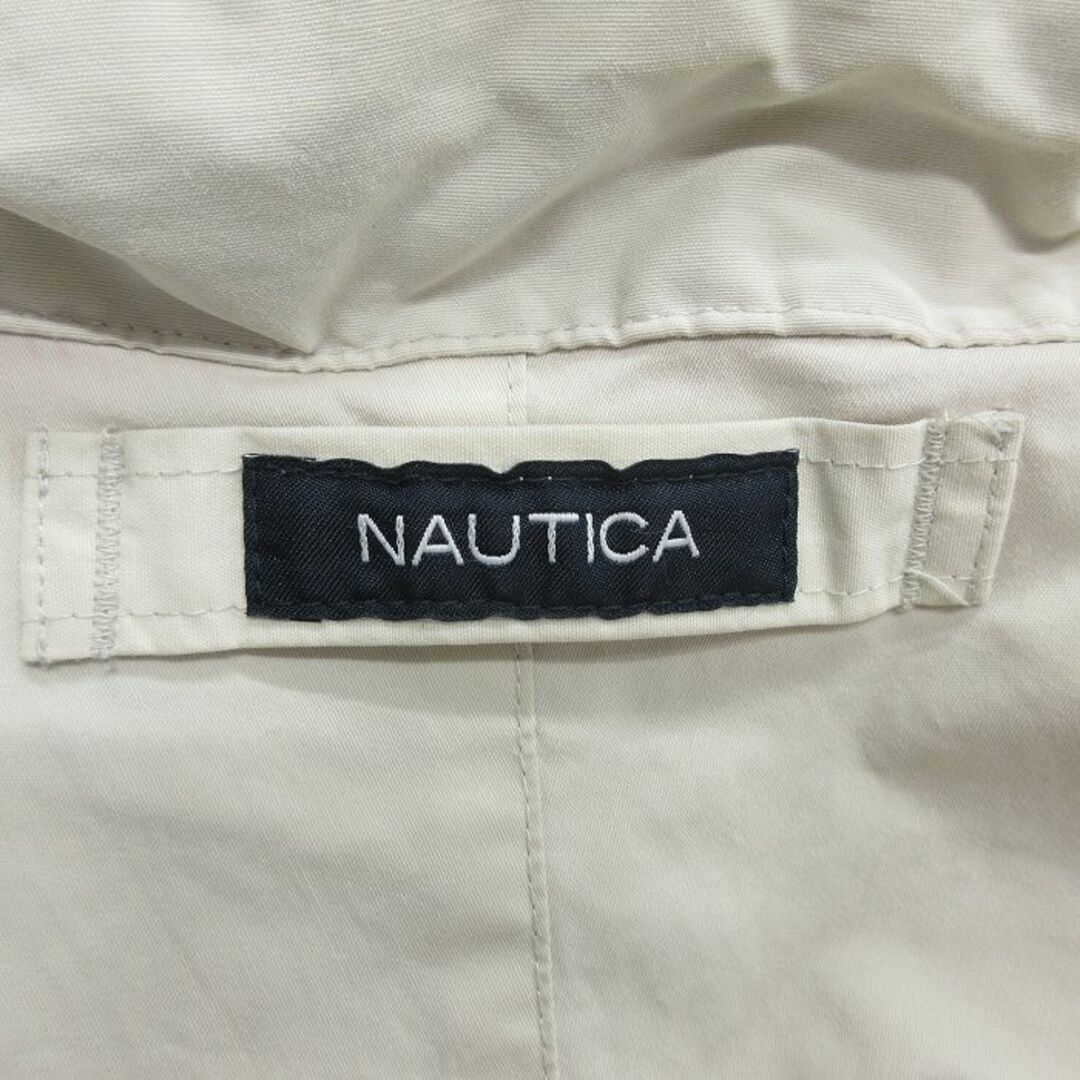 NAUTICA(ノーティカ)のXL★古着 ノーティカ NAUTICA 長袖 ブランド ジャケット メンズ NX3000 マルチカラー 大きいサイズ ロング丈 赤他 レッド 【spe】 24jan26 中古 アウター ジャンパー ブルゾン メンズのジャケット/アウター(ダッフルコート)の商品写真