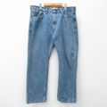 W38★古着 ジーンズ Levis リーバイス 505 メンズ コットン 紺 …