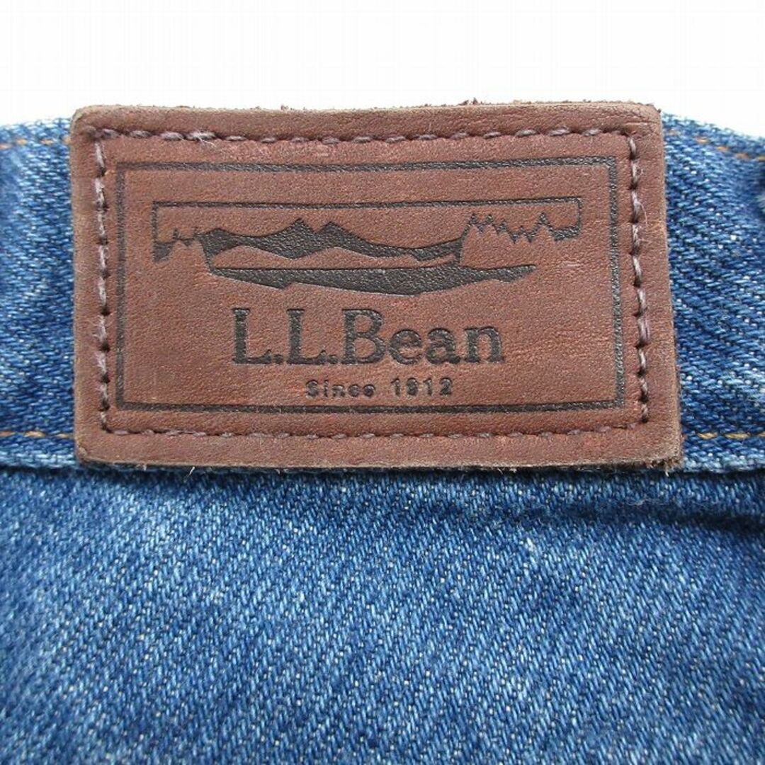 L.L.Bean(エルエルビーン)のW35★古着 エルエルビーン LLBEAN ジーンズ メンズ 00年代 00s コットン 紺 ネイビー デニム 24jan31 中古 ボトムス ジーパン Gパン ロング パンツ メンズのパンツ(ワークパンツ/カーゴパンツ)の商品写真