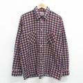 XL★古着 ディッキーズ Dickies 長袖 フランネル シャツ メンズ 8…