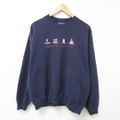 XL★古着 リー Lee 長袖 スウェット メンズ 90年代 90s ニューヨ…