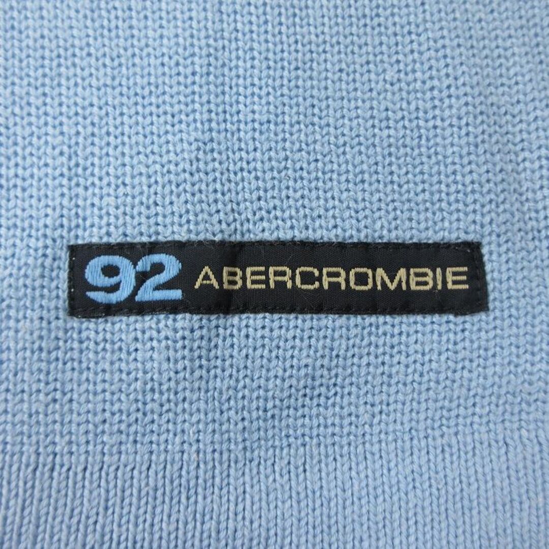 Abercrombie&Fitch(アバクロンビーアンドフィッチ)のL★古着 アバクロンビー Abercrombie&fitch 長袖 セーター メンズ 00年代 00s Vネック 薄紺他 ネイビー 24jan22 中古 ニット トップス メンズのトップス(ニット/セーター)の商品写真