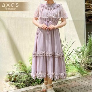 axes femme ヴィンテージ風サマードレス