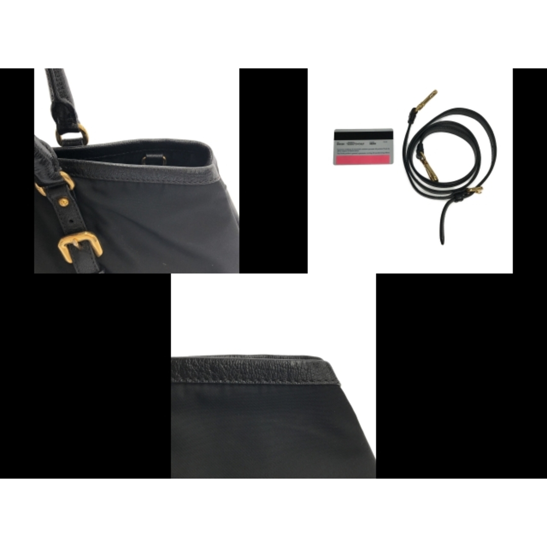 PRADA(プラダ)のプラダ ハンドバッグ - BN1841 黒 革タグ レディースのバッグ(ハンドバッグ)の商品写真