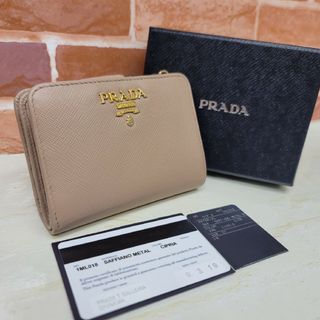 プラダ(PRADA)のPRADA☆鑑定済☆サフィアーノ 1ML018 CIPRIA プラダ財布(財布)