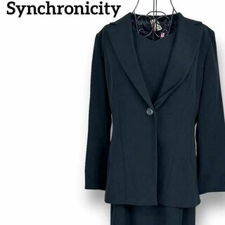 【美品】Synchronicity 冠婚葬祭　大きめ　2XL ブラックフォーマル(スーツ)