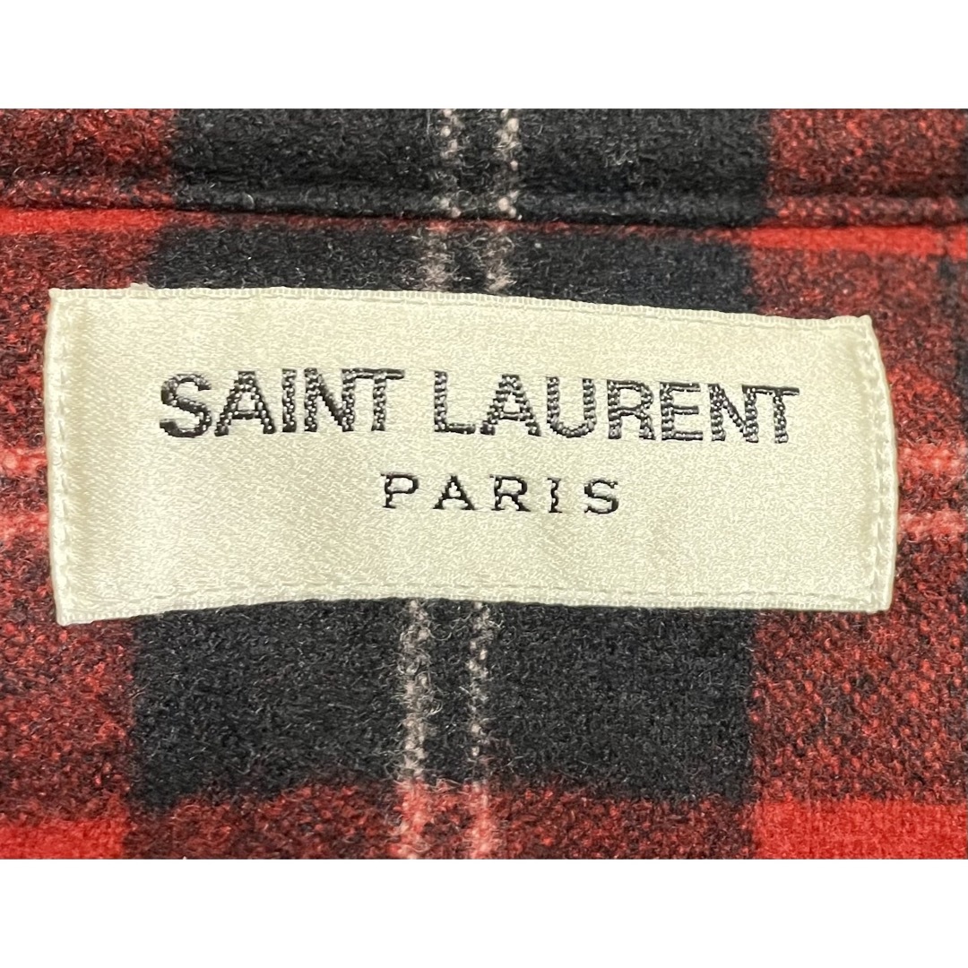 Saint Laurent(サンローラン)の13AW サンローランパリ ウェスタンチェックシャツ 39 ネルシャツ メンズのトップス(シャツ)の商品写真