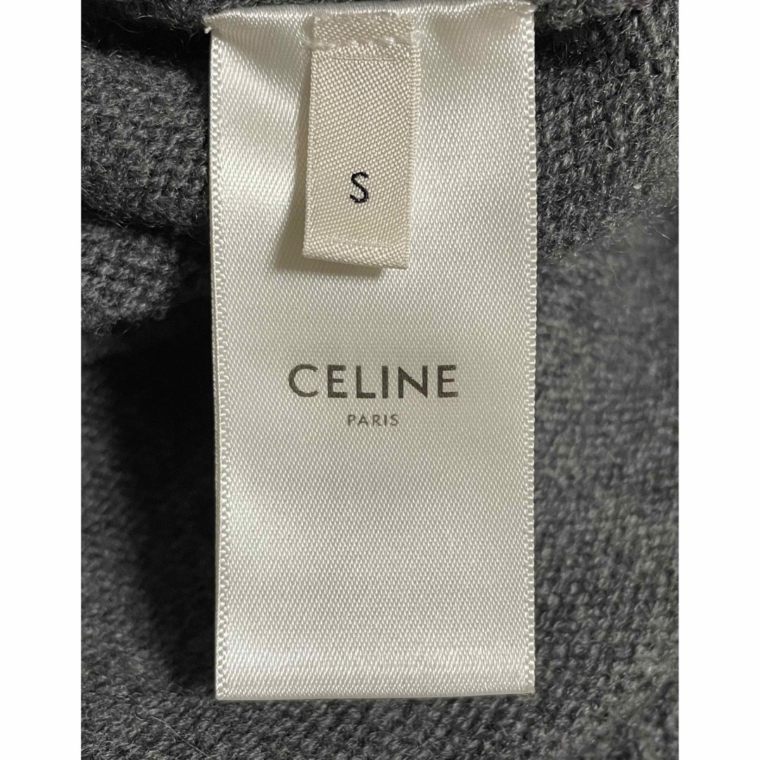 celine(セリーヌ)のCeline セリーヌ エディスリマン カシミヤ100 Vネックニット セーター メンズのトップス(ニット/セーター)の商品写真