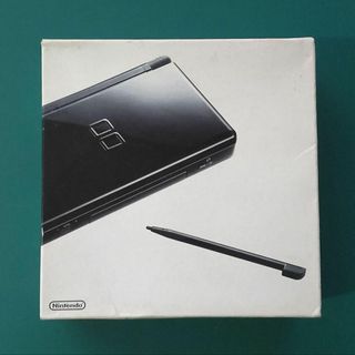 ニンテンドーDS(ニンテンドーDS)の【中古品・外箱、充電器あり】良品ニンテンドーDS Lite Jet Black⑩(携帯用ゲーム機本体)