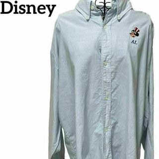 90sディズニーDisney デニムシャツ　ヴィンテージ　XL